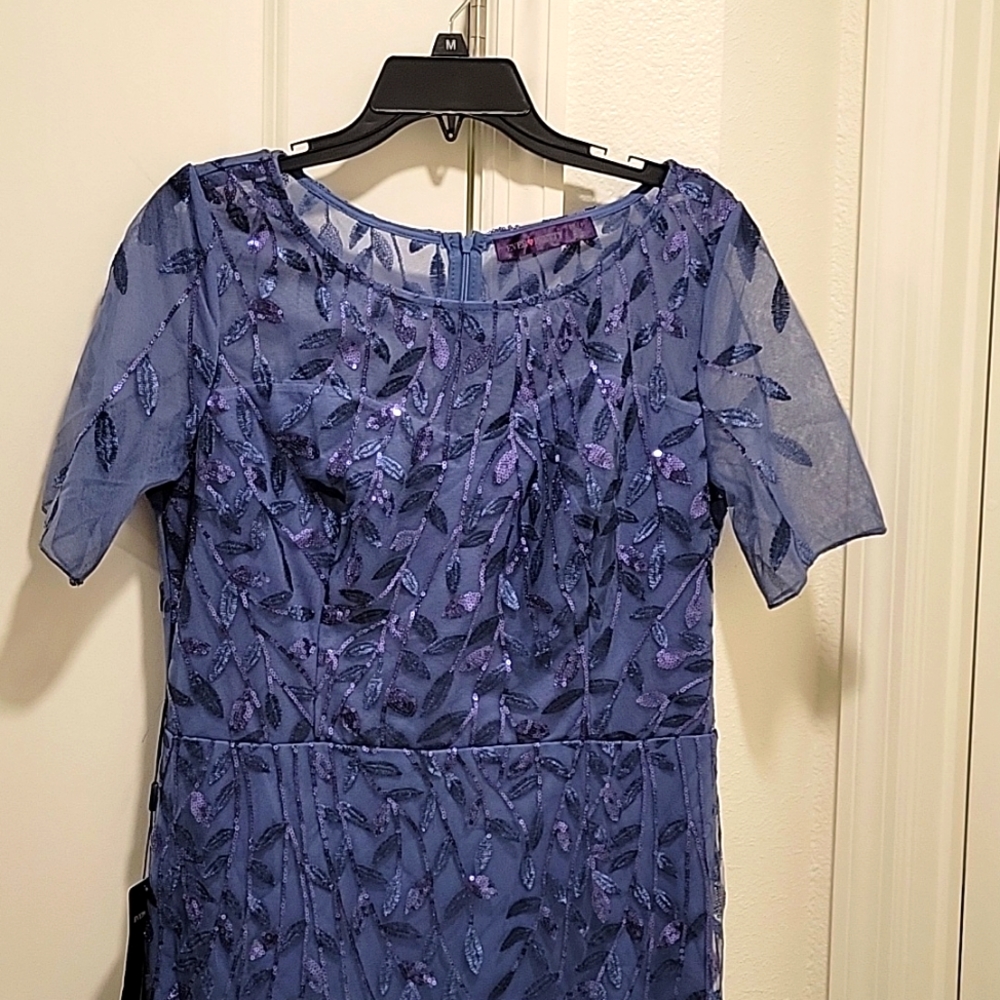 Light blue sequin Maxi dress
